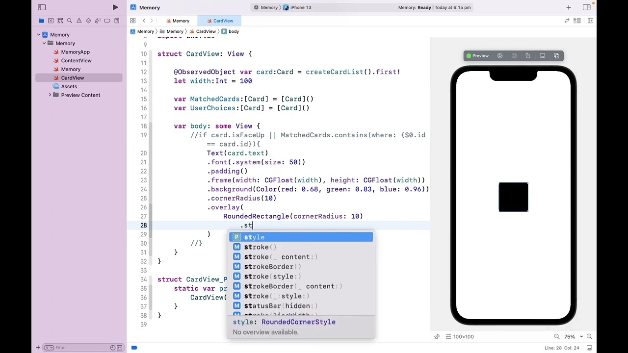 SwiftUI - Memory Game