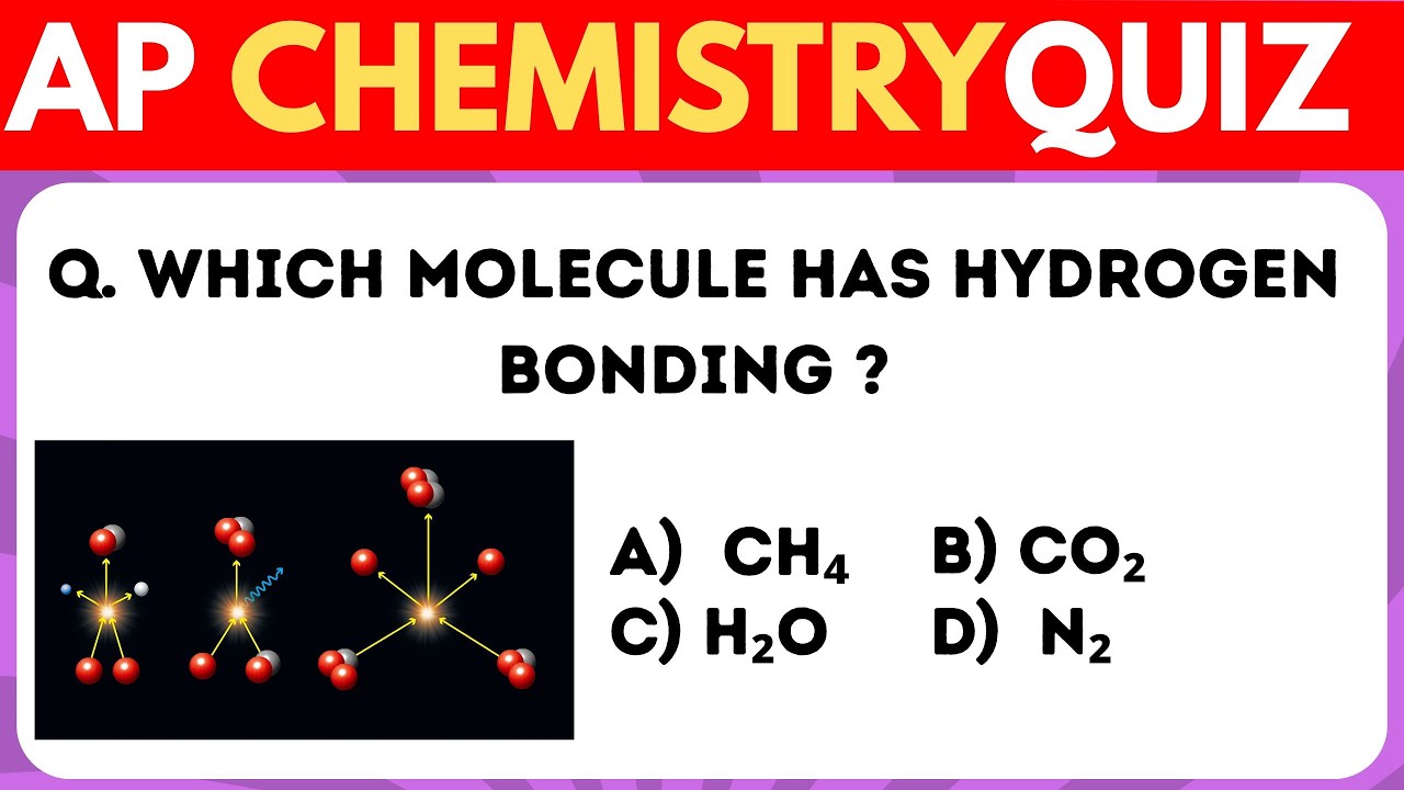 30 Chemical Bonding Questions 😳 AP Chemistry Challenge (USA Students) #quiz
