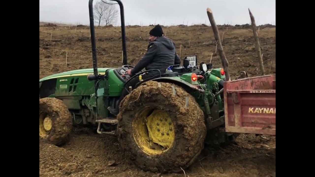 John Deere 5085 GL Çamurla imtihanı geçti 👏👏👏