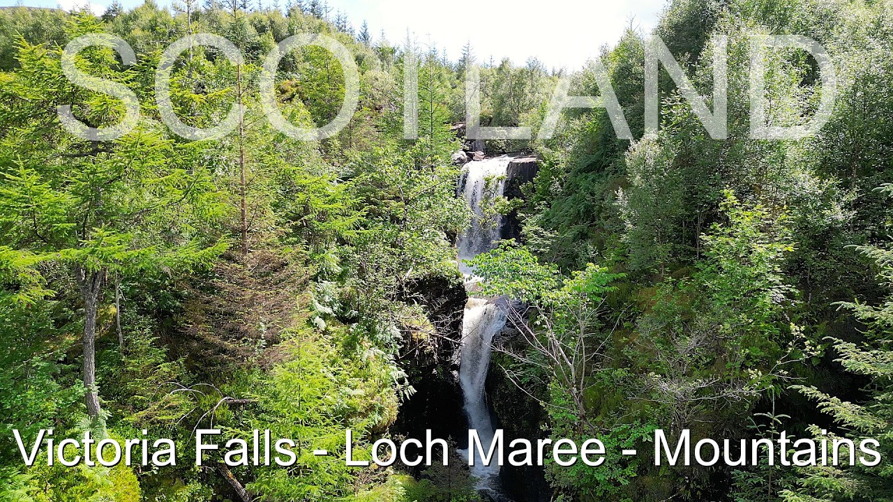 Scotland: Victoria Falls - Loch Maree - Mountains - cinematicfpv