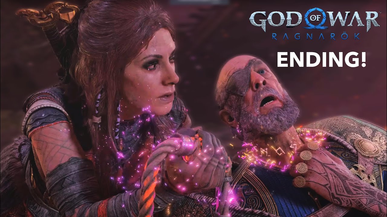 🔥Fall of Asgard - End of Odin! | God of War Ragnarok Ending Part 2 (4K UHD 60FPS)