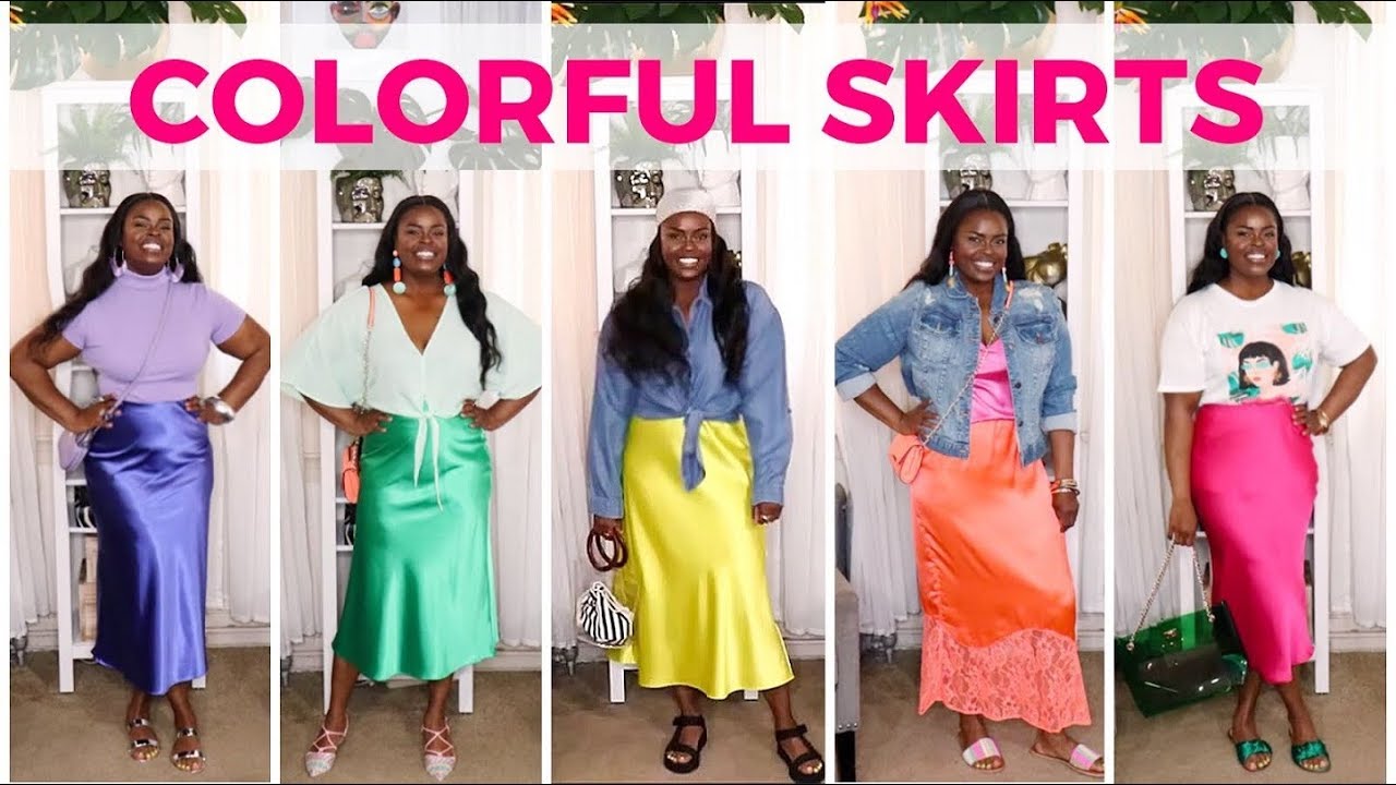 TEN WAYS TO WEAR COLORFUL SKIRTS