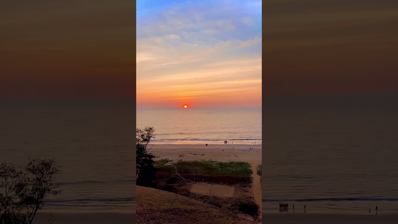 Watching sunset from the top of Kodi Beach light house is pure bliss 😍