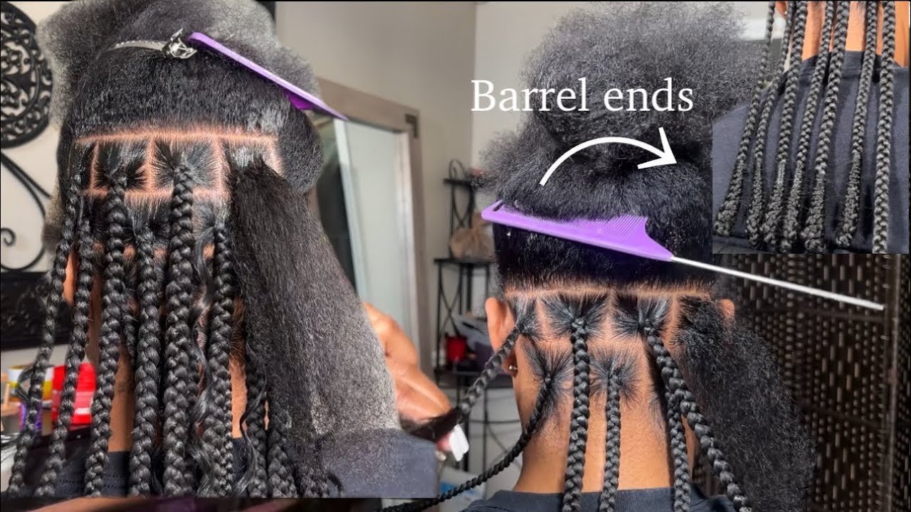 Племенные косы фулани в стиле бохо с бочкообразными концами | OUTRE HAIR