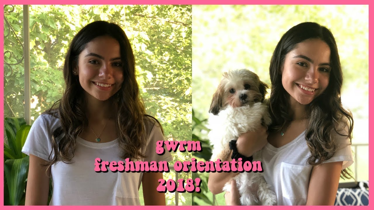 GRWM/VLOG:  freshman orientation 2018!