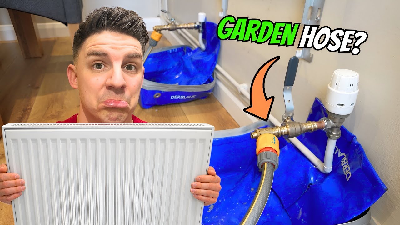 How To Flush A Heating System Using Your Outside Tap!