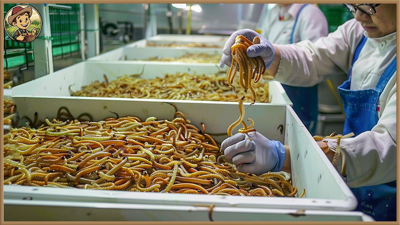 Marvel at Worm Farms - What Farming Will Look Like in 2025 - Farming Documentary