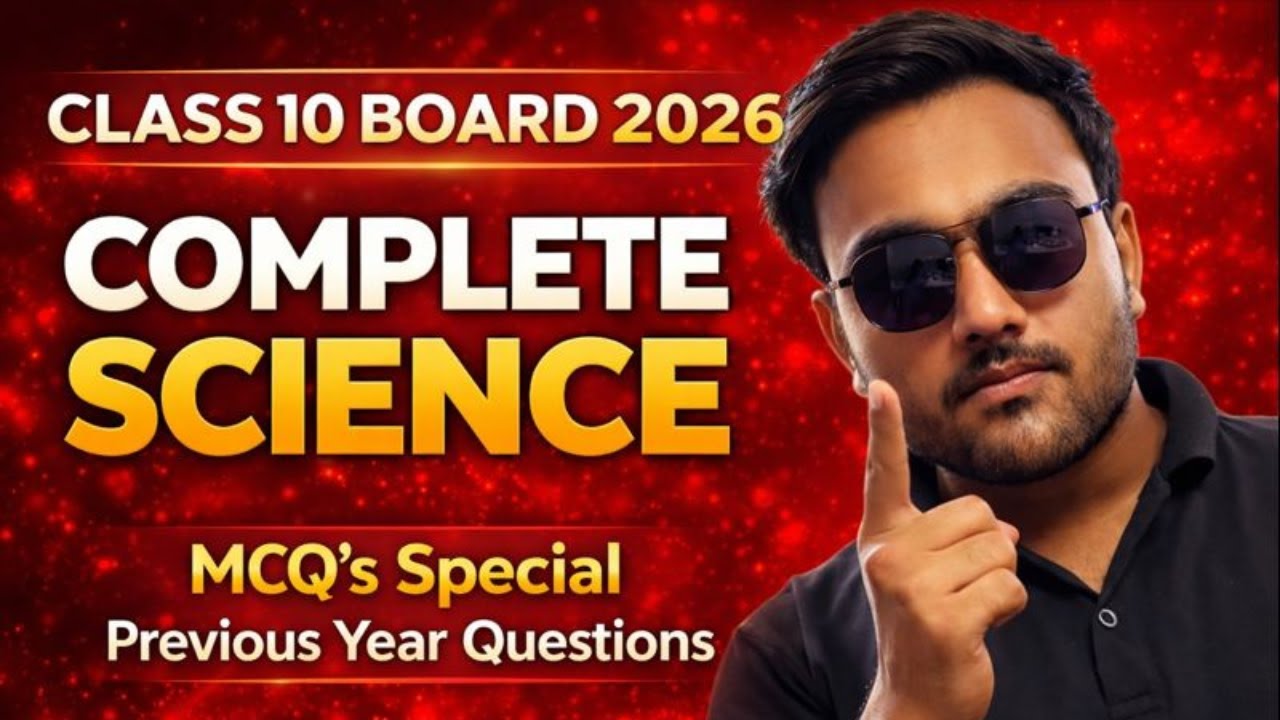 Complete Science Previous Year Questions🔥Class 10 CBSE Boards 2026 | MCQ Special | Ansh Sir