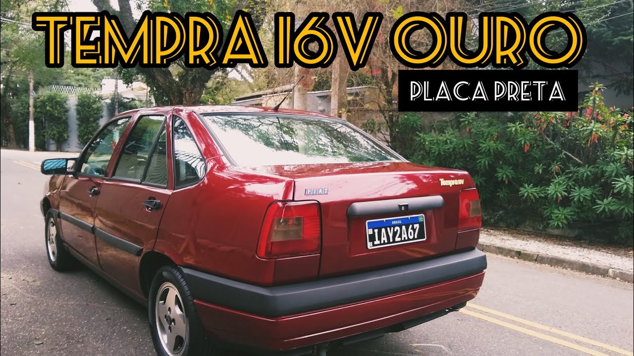 TEMPRA OURO 16V [ PLACA PRETA!!! #selectoldbr #fiat #tempra