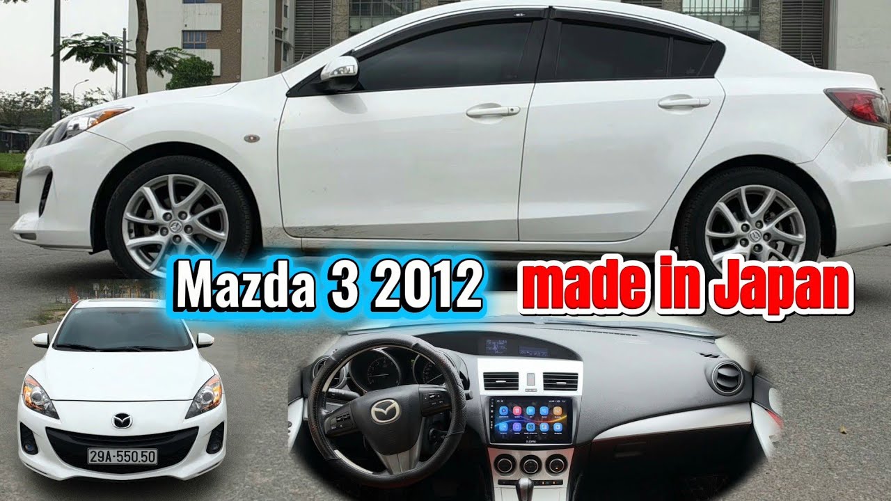 Mazda 3 1.6AT 2012 nhập NHẬT trắng tinh | 1 chủ đi ít, giữ gìn, vào nhiều phụ kiện cần thiết