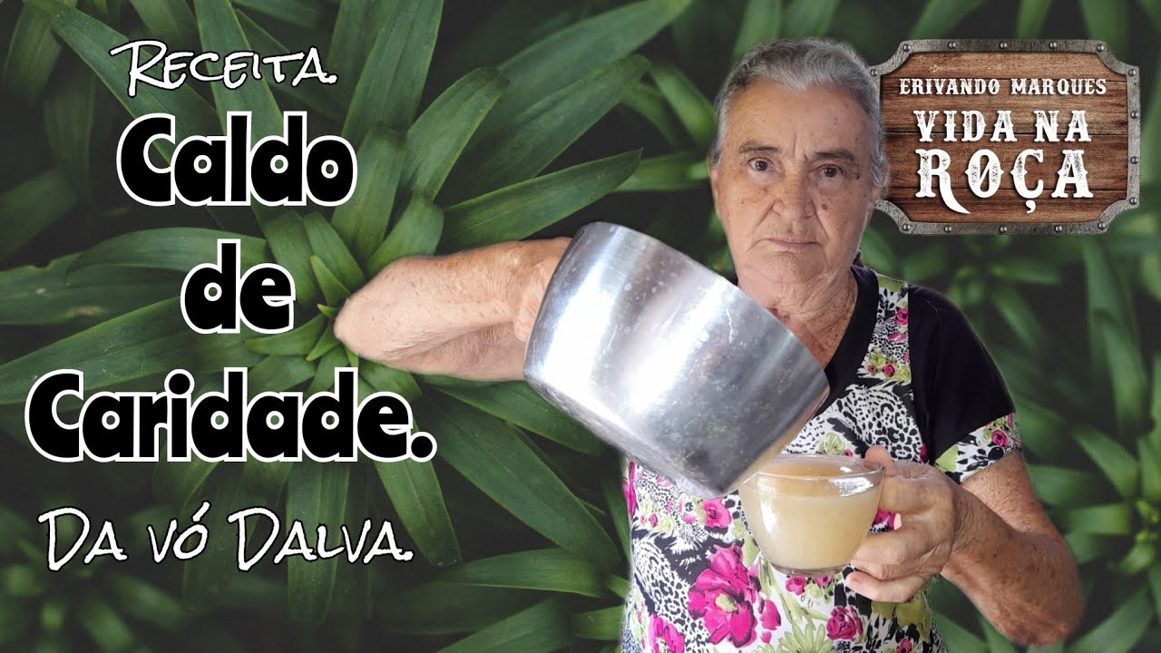 Vó Dalva preparou um caldo de caridade, ficou delicioso.