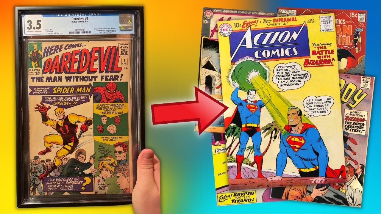 Я обменял своего Сорвиголову №1 на ТОННЫ ключей Серебряного века DC!