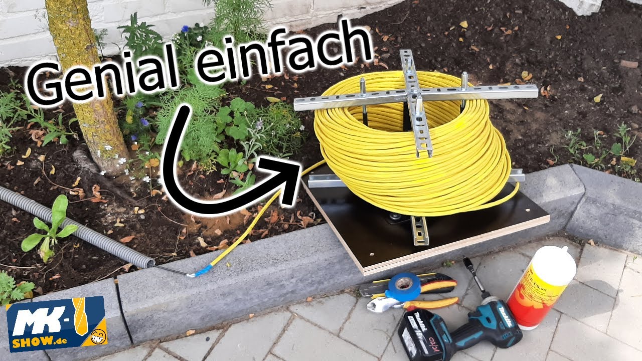 ✔ DIY Kabelabrollhilfe - Kabel abrollen SUPER LEICHT gemacht! (No Commentary)