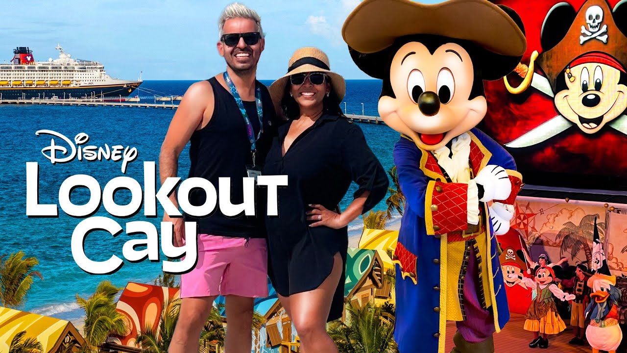 CRUCERO DISNEY FANTASY: Isla privada Lookout Cay + Fiesta Pirata y fuegos artificiales en alta mar!