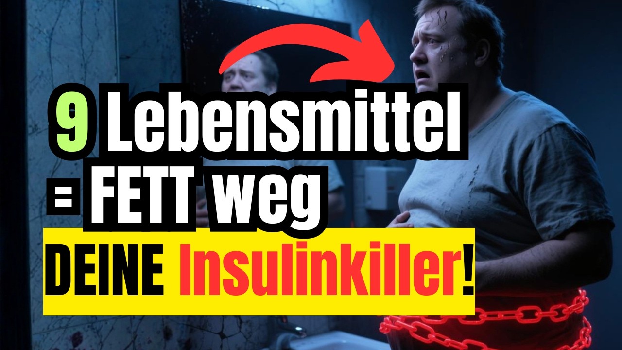 Bauchfett bleibt? Dann machst du diesen Insulin-Fehler! (9 Lebensmittel helfen SOFORT)
