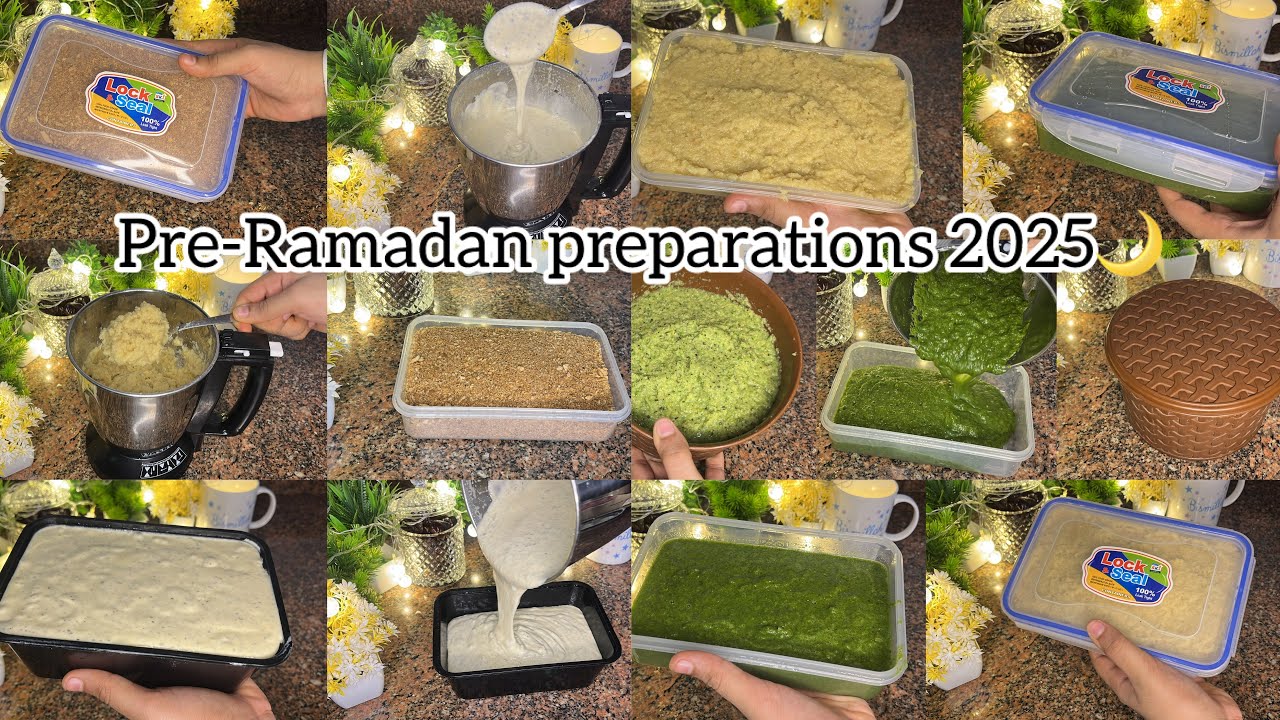 🌙Ramadan preparations 2025|Make & freeze recipes |Pre Ramadan prep|food preparations