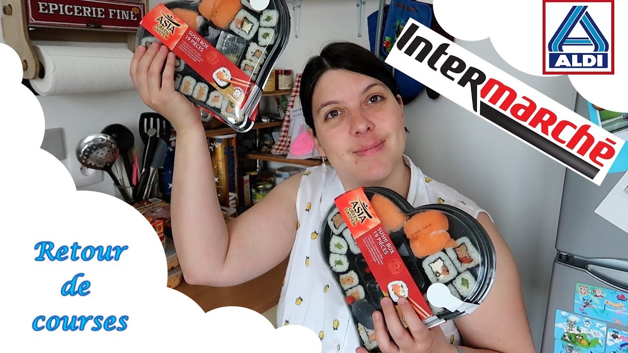 [Retour de courses] J'adooore les sushiiiiiis !!! - Vendredi 24 Mai - Intermaché/Aldi
