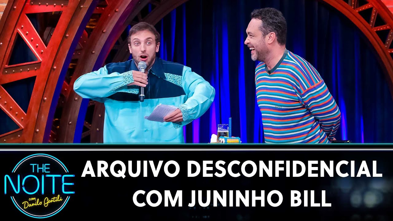 Unconfidential File with Juninho Bill from Trem da Alegria | The Noite (07/07/21)