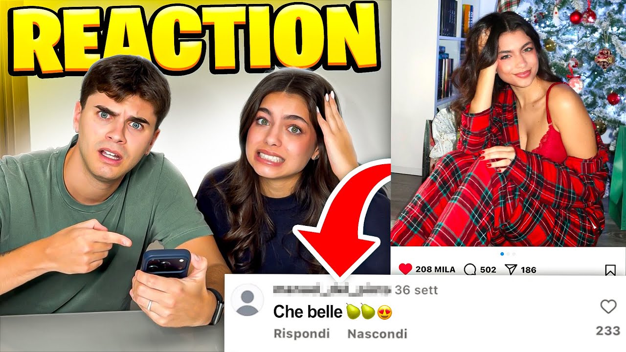 🔥REAGISCO ai COMMENTI sotto le FOTO della mia RAGAZZA! (Speciale San Valentino)