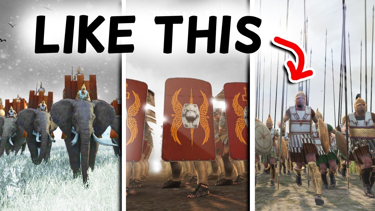 How to use Every Rome 2 Unit Type at it’s BEST