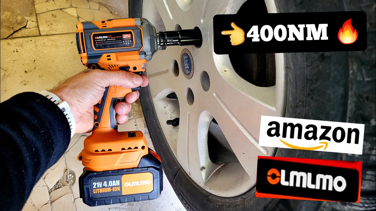 Avvitatore a impulsi brushless Olmlmo iw05 da 400NM 🔥Cordless impact wrench by amazon