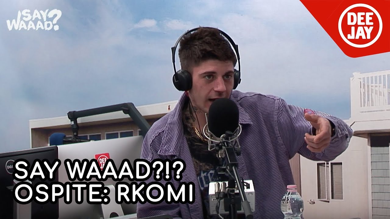 Rkomi presenta "Dove gli occhi non arrivano" ospite a Say Waaad?!?