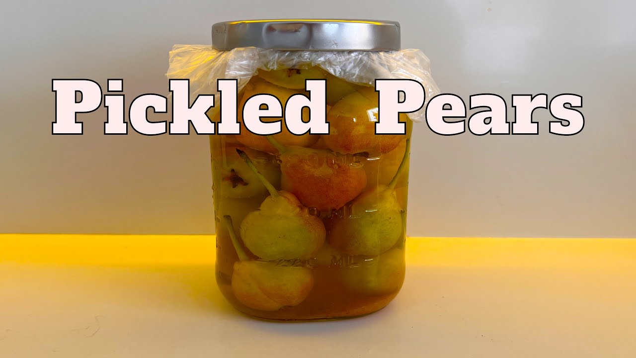How to Make Pickled Baby Pears in 3 Simple Steps  #viral