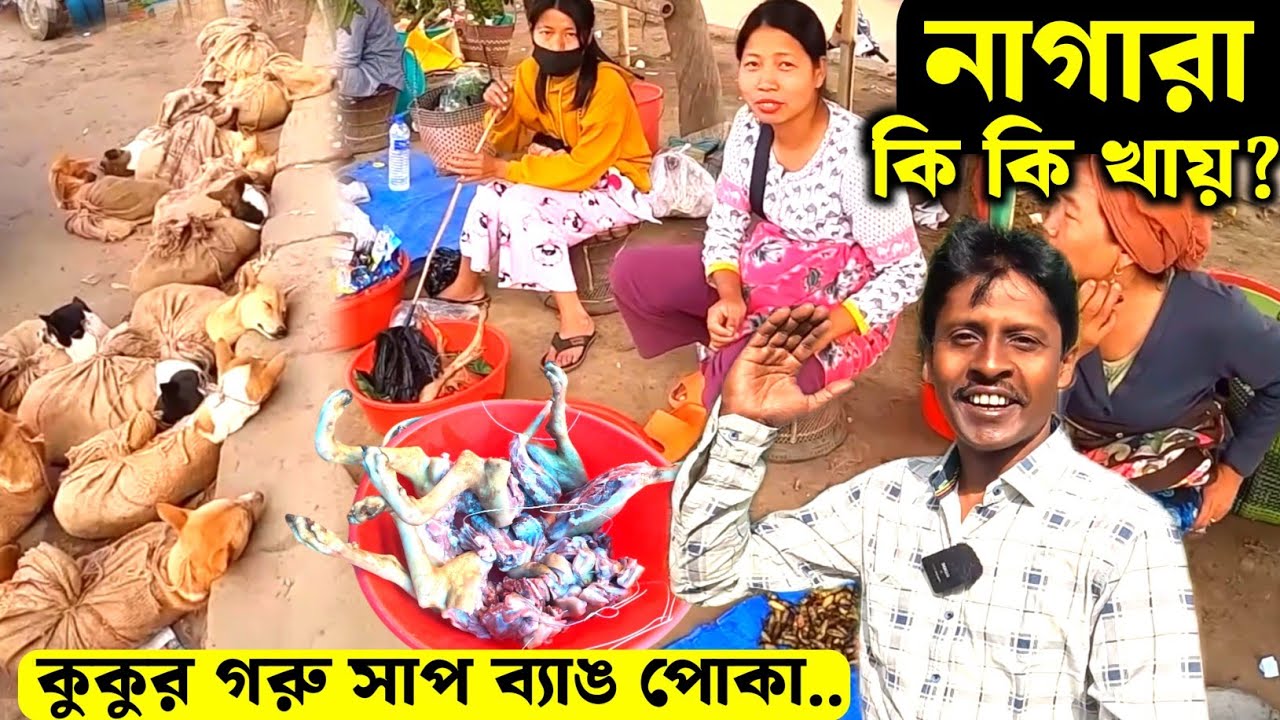 নাগাল্যান্ডে কুকুরের মাংস | Dimapur Super Market | Nagaland Dog Market | Nagaland Tribal Market