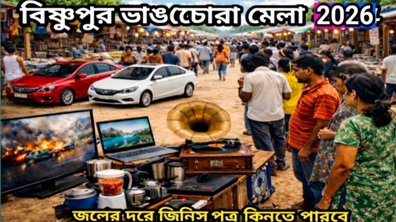 মাত্র 36 হাজার টাকায় চার চাকার গাড়ি 😱| Bishnupur Second Hand Mela 2025|জলের দামে গাড়ি 🚘|Bishnupur