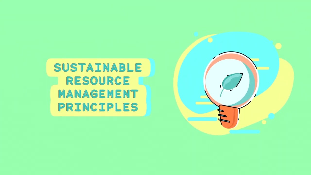 Importance of sustainable resource management in the context of global challenges.