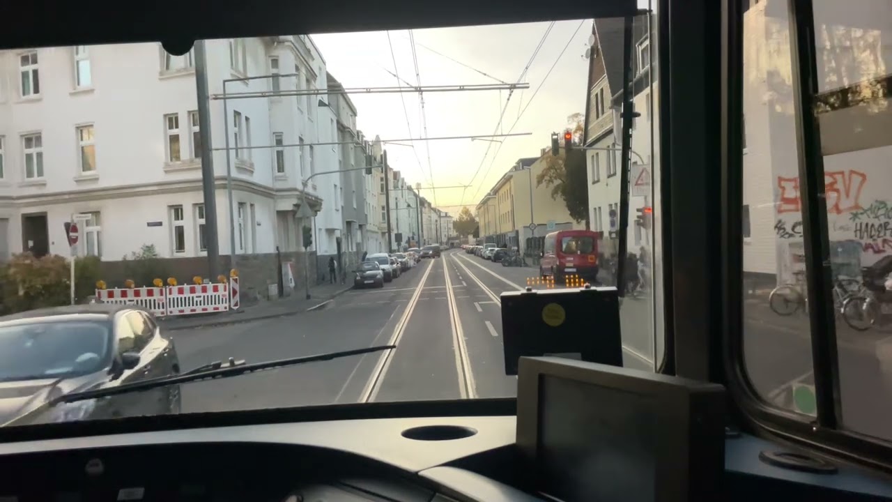 Linie 5 ri heumarkt K2400 führerstandsmitfahrt 