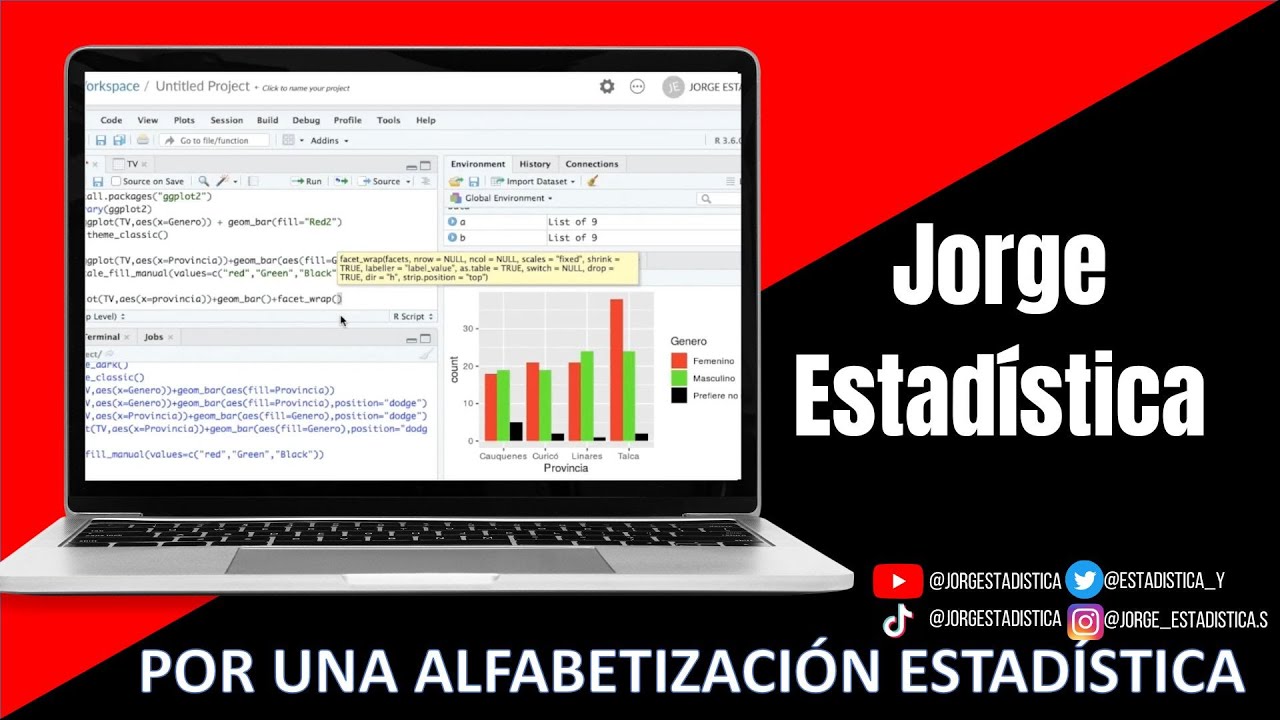 Crear gráficos de barra con GGPLOT2 rstudio