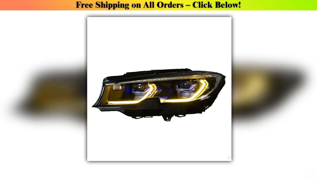 Auto Parts Headlights for BMW G20 G28 2018-2021 upgrade Laser Style M3 LCI Daytime Lights