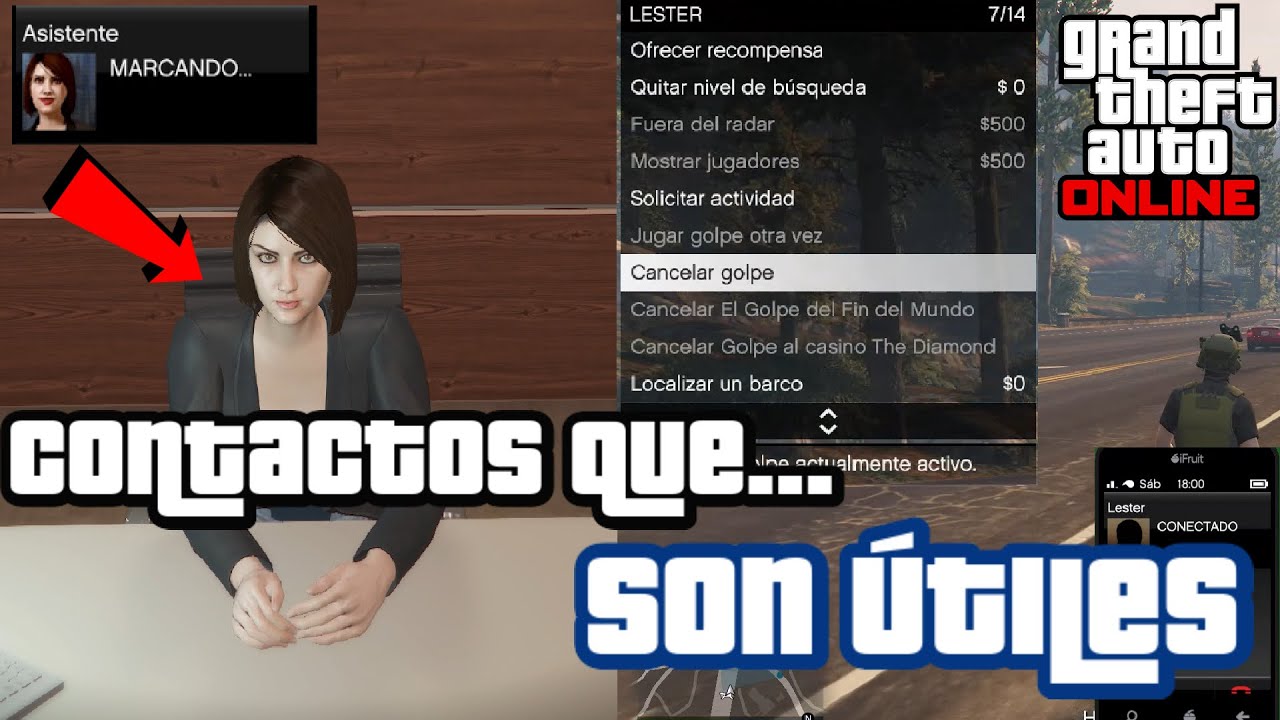 TODOS los CONTACTOS TELEFONICOS del GTA Online! Cuáles sirven y cuáles NO?