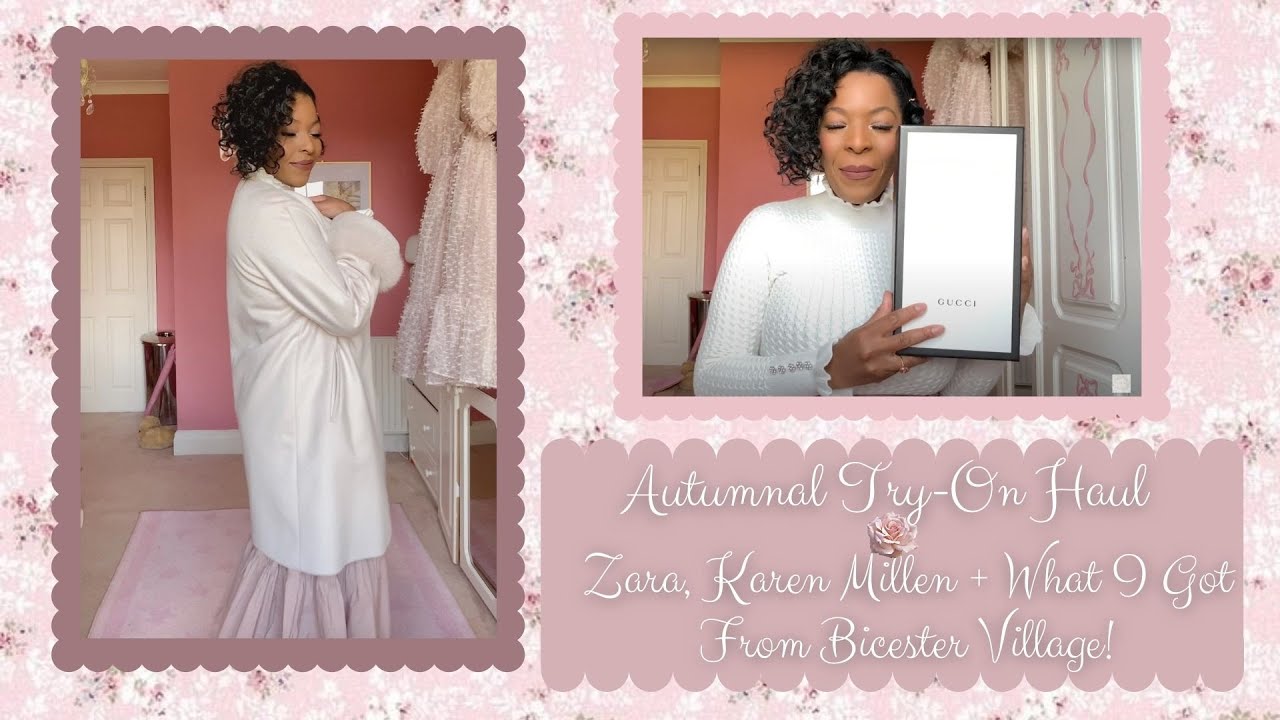 AUTUMNAL HAUL (TRY-ON) | ZARA, KAREN MILLEN + WHAT I GOT FROM BICESTER VILLAGE!