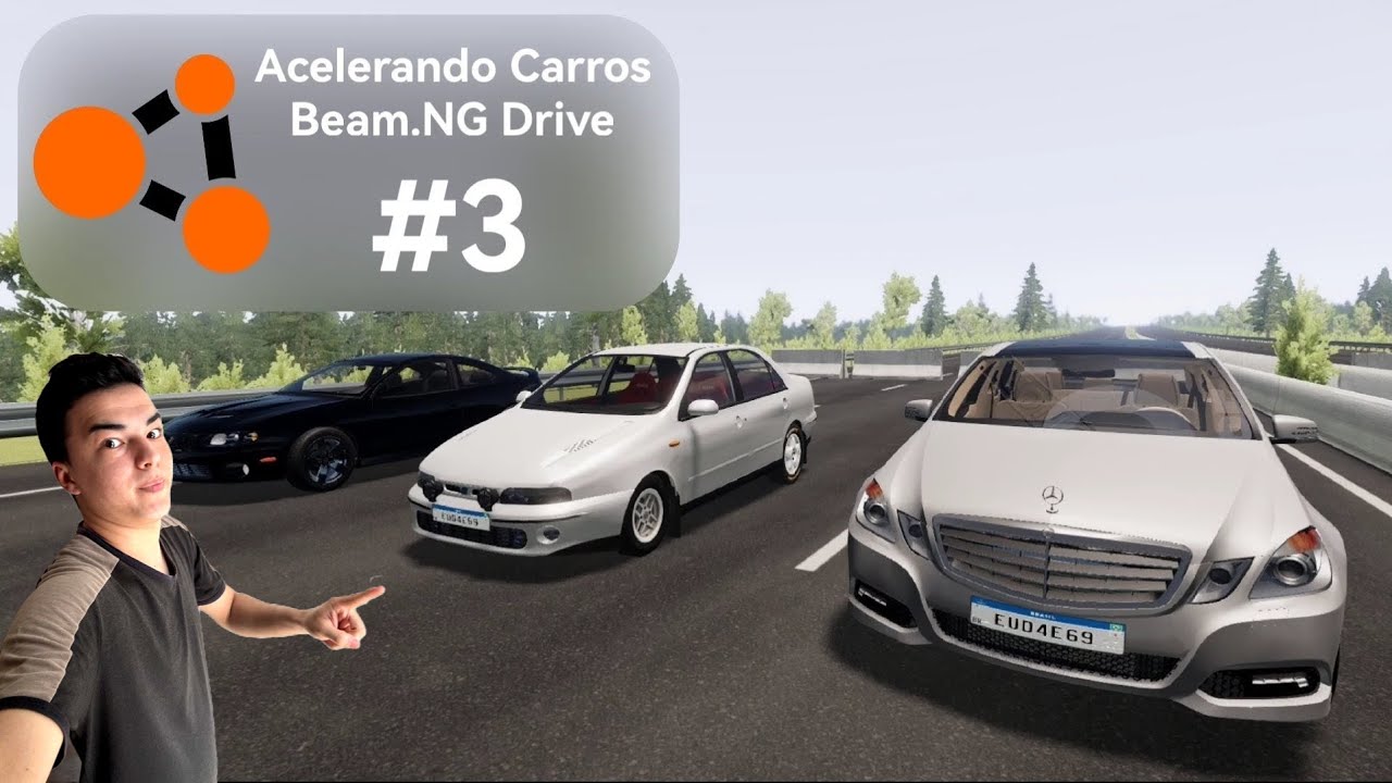 Acelerando Carros na BR no BeamNG.drive - EP 3