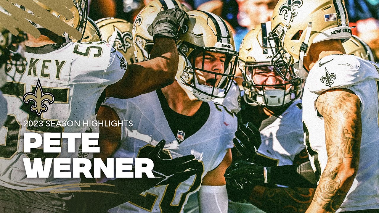 Pete Werner 2023 NFL Season Highlights | New Orleans Saints