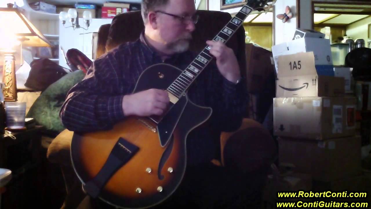 Jazz Guitar - Tony Beltran's Conti Guitar Performance and Commentary