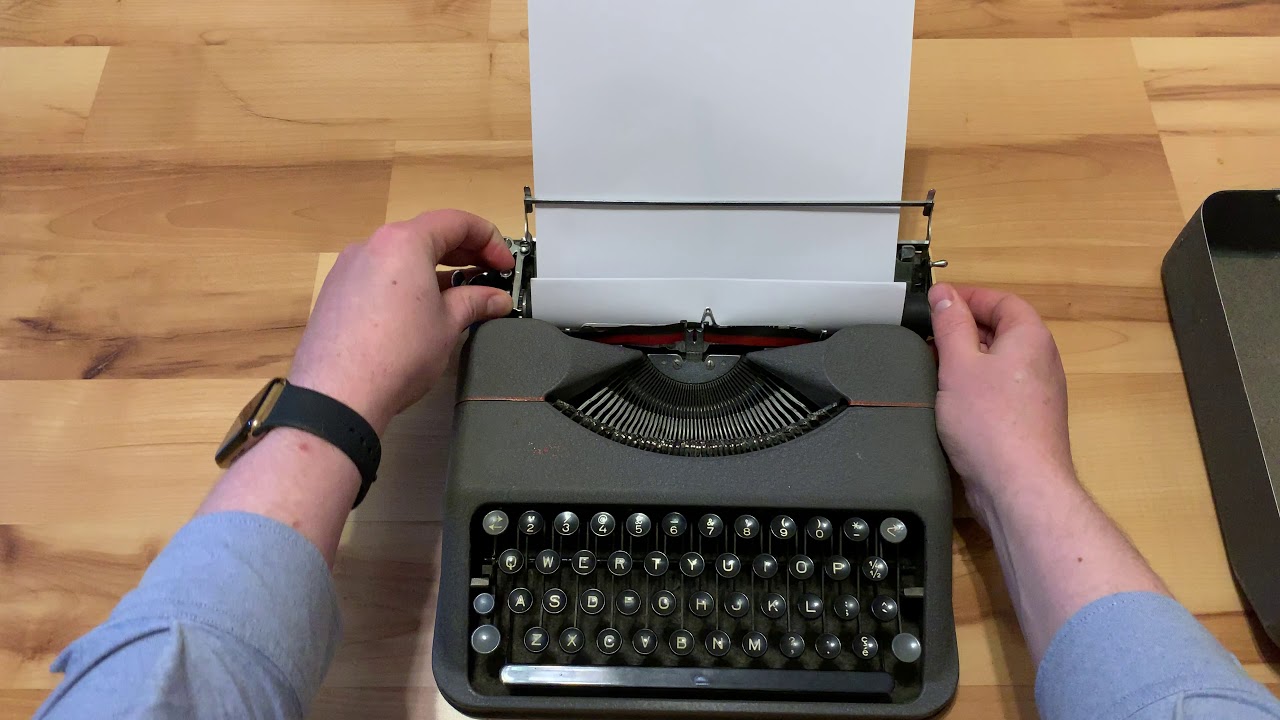 1947 Hermes Baby Portable Typewriter