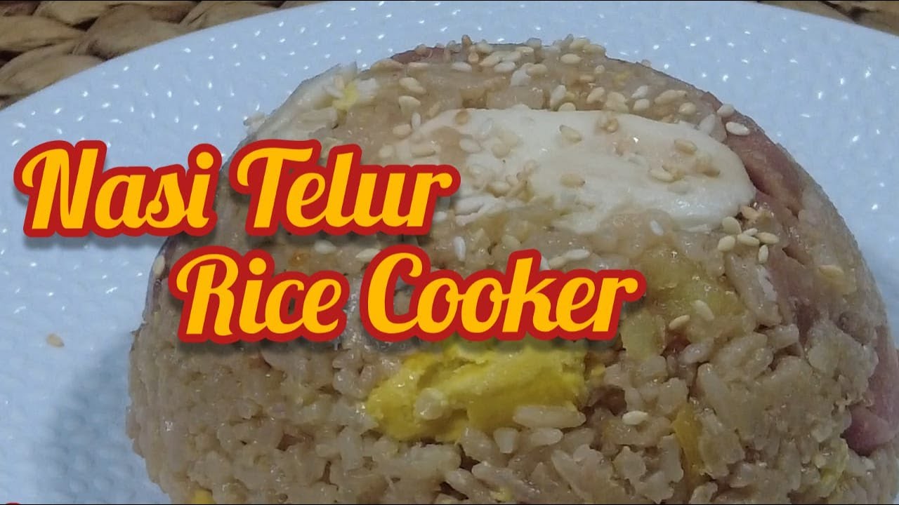 Nasi Telur Rice Cooker | Nyobain Makanan Viral | Rice Egg