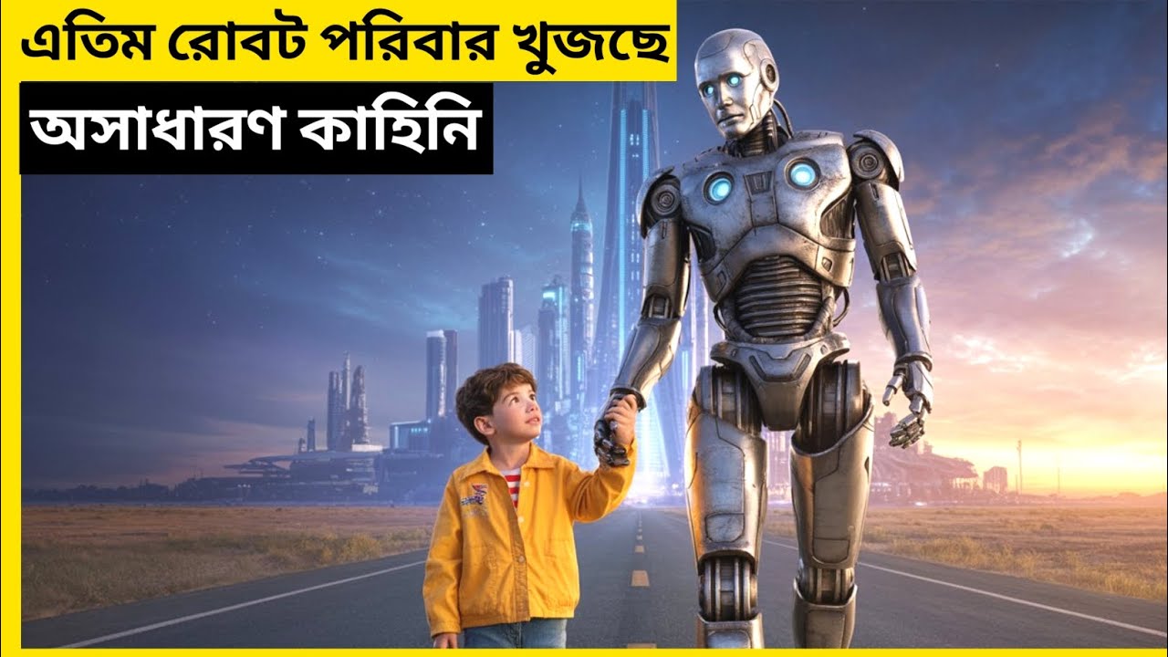 পরিবারের খুজে এতিম রোবট | Robo movie explained in bangla | movie