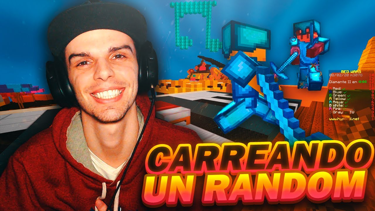 MINECRAFT BEDWARS CON UN RANDOM