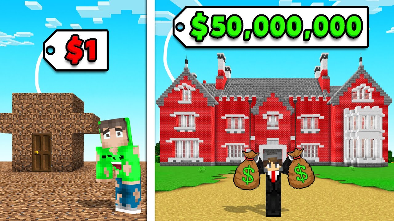 Building a $917,793,642 Mansion in Minecraft (Tycoon)