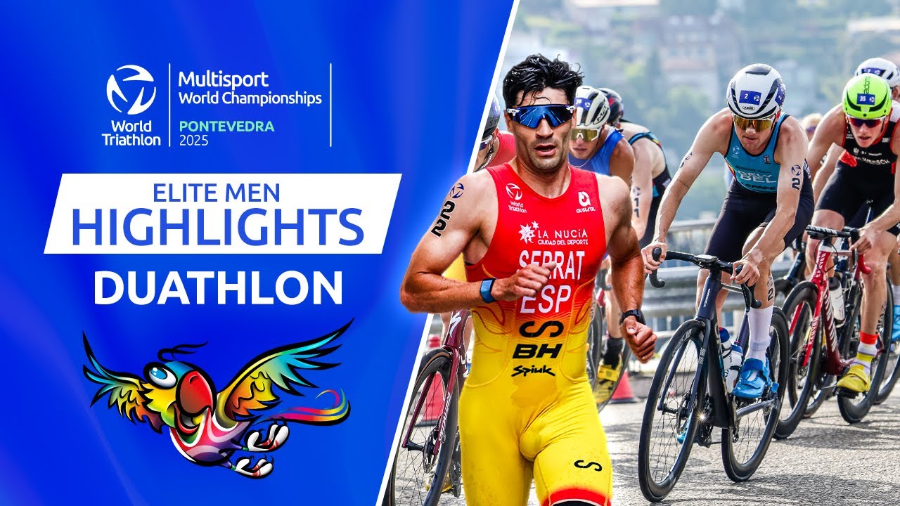 HIGHLIGHTS - MEN'S 2025 DUATHLON WORLD CHAMPIONSHIPS PONTEVEDRA