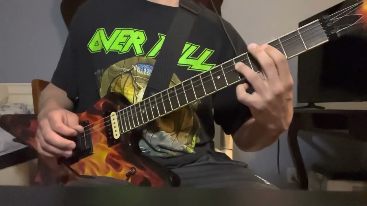 Overkill - Rotten to the Core Rhythm Guitar Cover