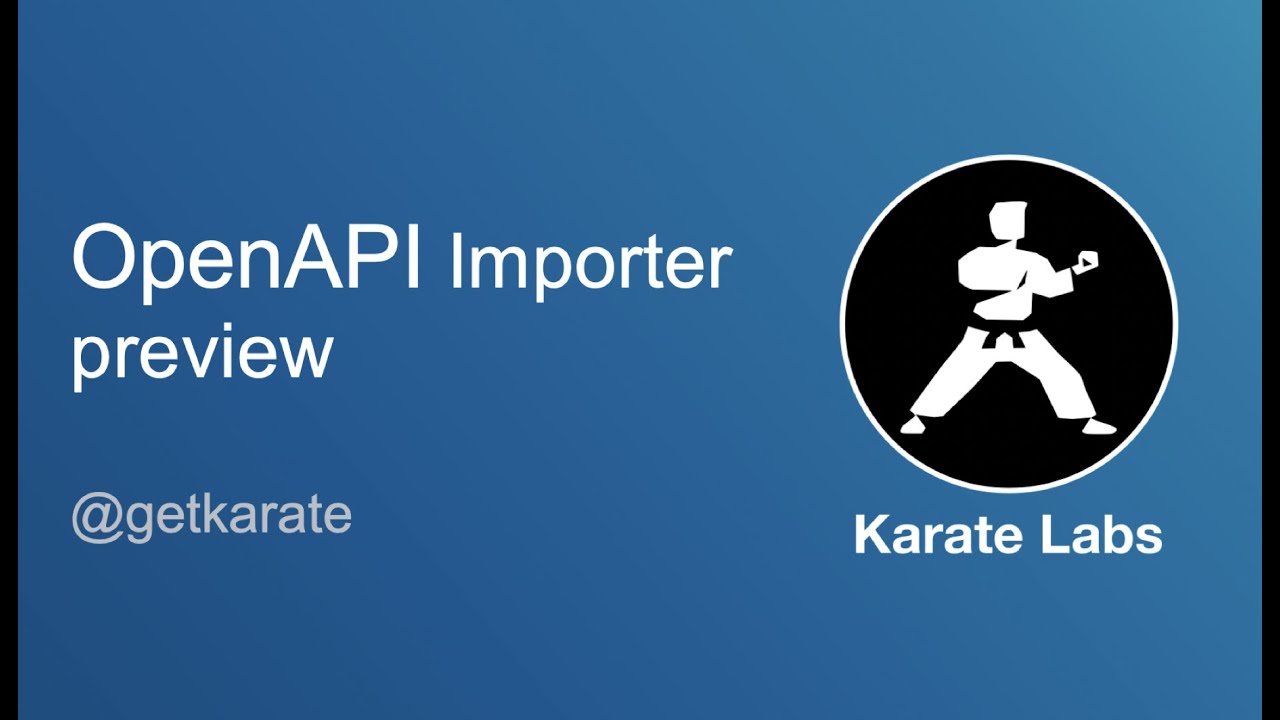 Studio - OpenAPI importer