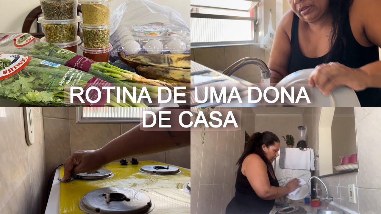 ROTINA DA TARDE DE UMA DONA DE CASA 
