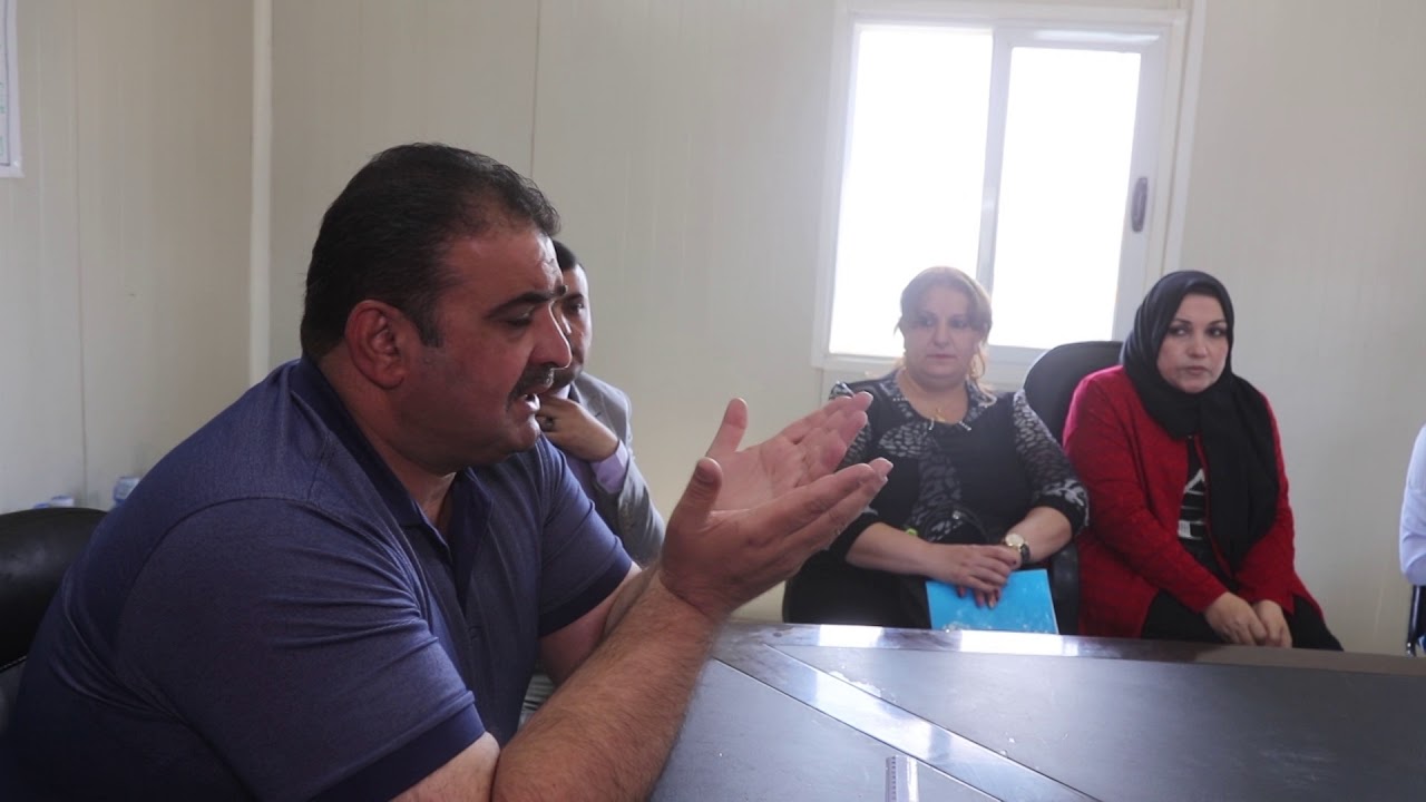 مدرسة بارزاني الخيرية في مخيم بحركة