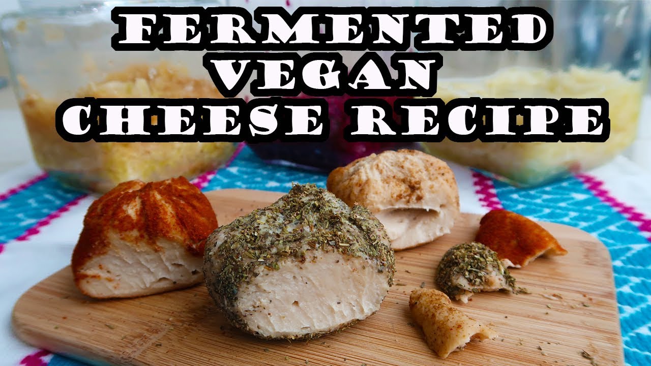 Fermented Vegan Cheese (from sauerkraut juice as your starter)