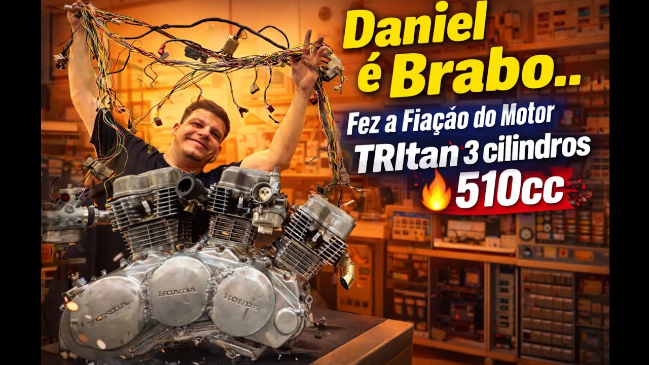 Deu Faisca nas 3 Velas ⚡️ MOTOR 3 cilindros😱 510cc🔥Ep-17🔥